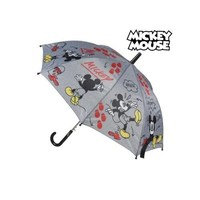 Automaattisateenvarjo Mickey Mouse Disney Harmaa (ø 45 cm)