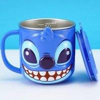 Disney Cute Cartoon Milk Cup 300ml Creative Drink Water Juice Cup Mickey Stainless Steel Mugs, Slowmoose