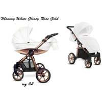 ​Mommy Glossy White - Rose Gold, NEW