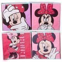 DISNEY MINNIE MOUSE Mycket 4 lagrings- och dekorativa kuber, Disney