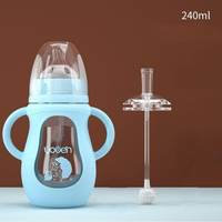 Baby Silicone Water Drink Bottles, For Milk Feeder Set Baby Feeding Bottle, Slowmoose