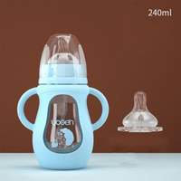 Baby Silicone Water Drink Bottles, For Milk Feeder Set Baby Feeding Bottle, Slowmoose
