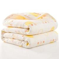 Cotton Six-layer Gauze Baby Quilt Soft Newborn Blanket Cover, Slowmoose