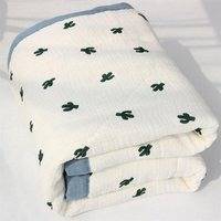 Cotton Kids Bedding Quilt, Baby Nursery School Sleeping Blanket, Soft, Warm, Light Blankets, Slowmoose