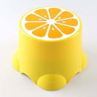 Plastic Cartoon Fruit Pattern Anti-slip Baby Foot Stool, Slowmoose