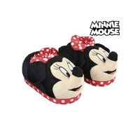 Tofflorna 3d Minnie Mouse Röd, Disney Minnie Mouse