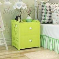 Bedside Table Simple Economical Assemblys Room Locker, Small Cabinet, Slowmoose