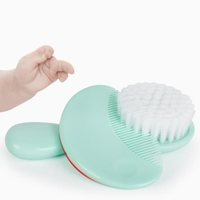 2pcs Safety Soft Baby Hair Brush Infant Massage Scalp Comb, Slowmoose