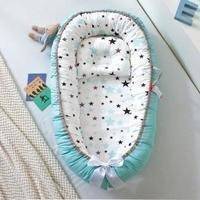 Kannettava vauva pesä sänky tyyny kokoontaitettava pinnasänky matka vauvan taapero puuvilla kehto vastasyntyneelle bassinet..