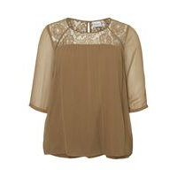 O-neck 3/4 sleeved blouse, Junarose