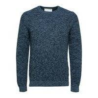 Crew neck - knitted pullover, Selected