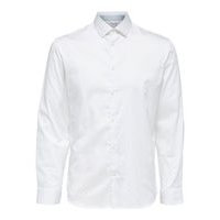 Organic cotton stretch shirt, Selected