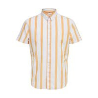 Slim fit linen-organic cotton blend shirt, Selected