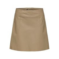 Lamb leather short - skirt, Selected