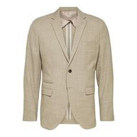 Lightweight linen blend blazer, Selected