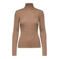 Petite fitted rollneck knitted pullover, Selected