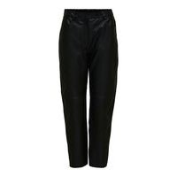 Cropped leather trousers, Selected