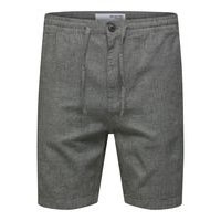 Linen blend shorts, Selected