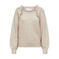 Wool blend knitted pullover, Selected