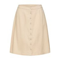 Linen blend midi skirt, Selected