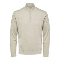 Merino wool half-zip pullover, Selected