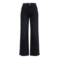 High waist wide fit jeans, Selected