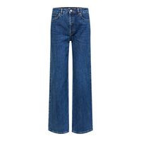 High waist wide fit jeans, Selected