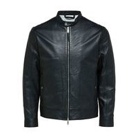 Classic leather jacket, Selected