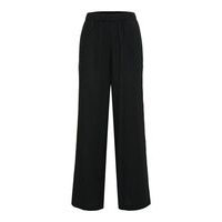 Linen blend curve trousers, Selected