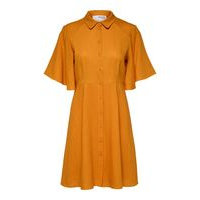 Casual linen blend shirt dress, Selected