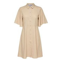 Casual linen blend shirt dress, Selected