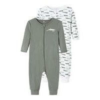 2-pack vetoketjullinen pyjama, name it