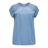 Curvy lace detail top, Only