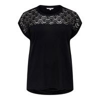 Curvy lace detail top, Only