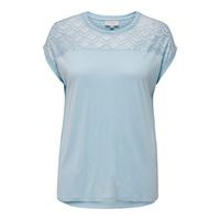 Curvy lace detail top, Only