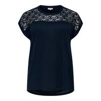 Curvy lace detail top, Only