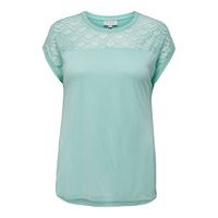 Curvy lace detail top, Only