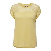 Curvy lace detail top, Only