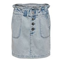 Kogolina paperbag button denim skirt, Only