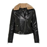 Teddy faux leather jacket, Only