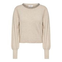 Puff sleeve knitted pullover, Only