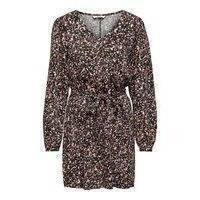 Printed long sleeved dress, Only