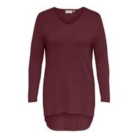 Curvy long viscose pullover, Only