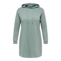 Curvy hooded tunic sweat dress, Only