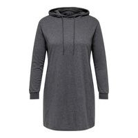 Curvy hooded tunic sweat dress, Only