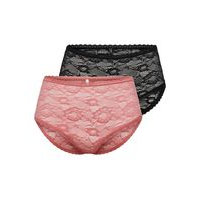 2-pack highwaisted lace briefs, Only