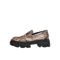 Faux snake skin loafers, Only