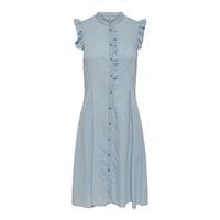 Frill detailed denim dress, Only