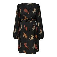 Mama printed long sleeved dress, Only