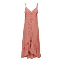 Button and frill detailed maxi dress, Only